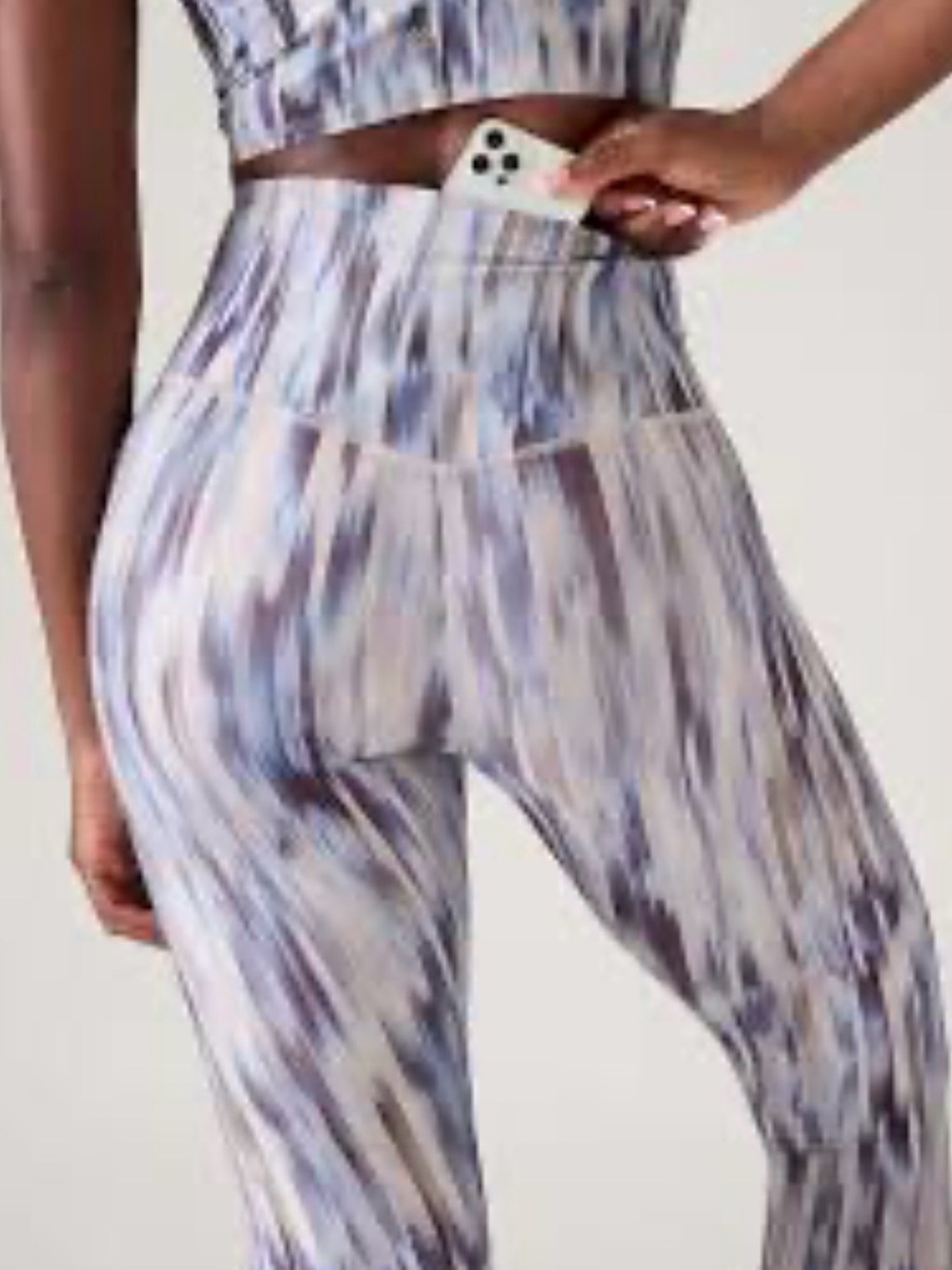 Athleta Purple Ultra High Waisted Elation 7/8 Leggings